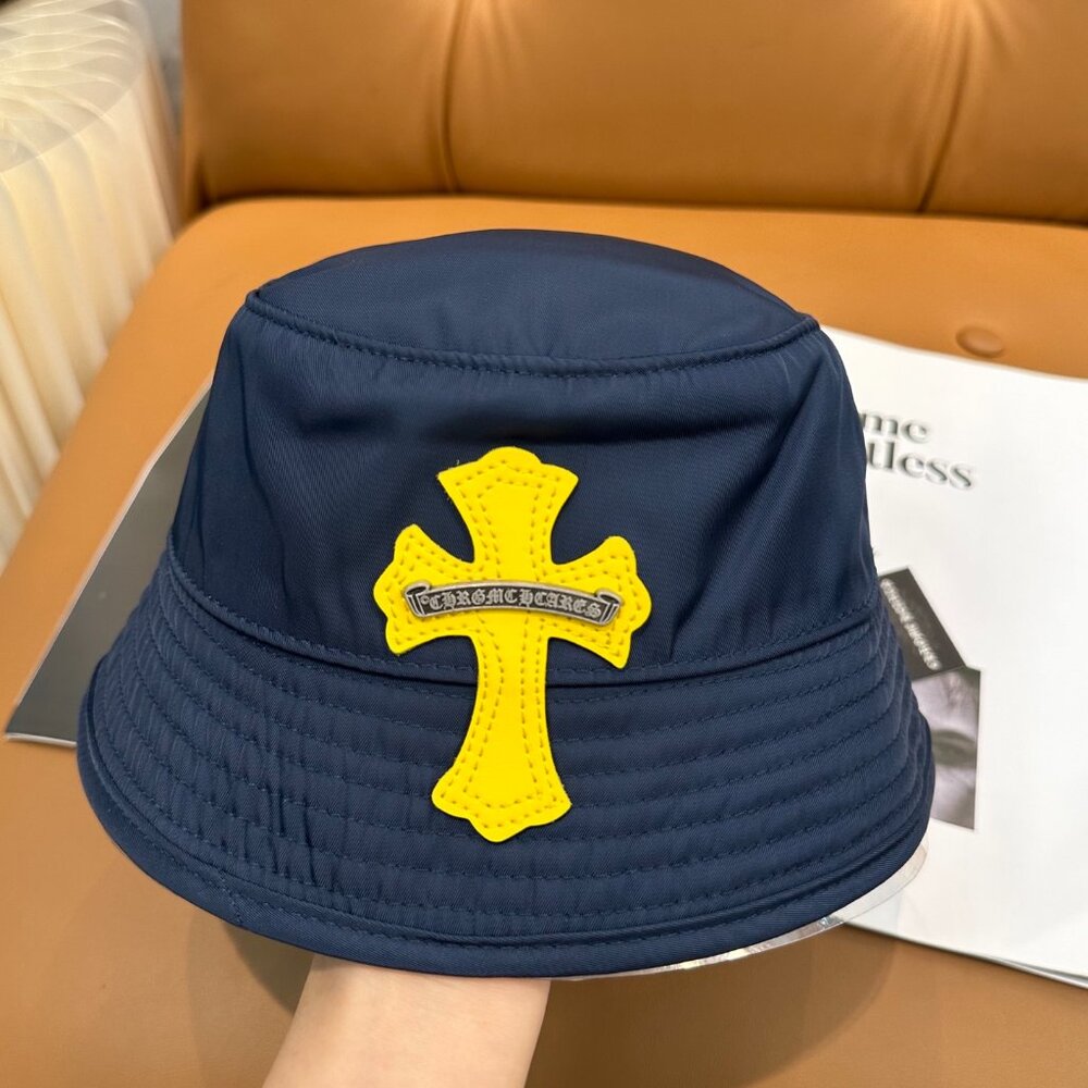 Chrome Hearts patchwork cross bucket hat - image 11